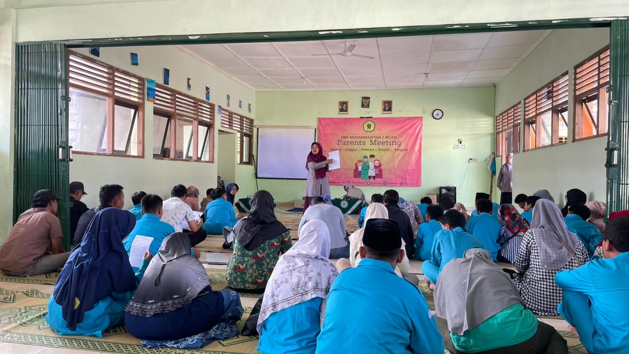 Sinergi Sekolah dan Orang Tua: SMP Muhammadiyah 3 Mlati Gelar Sosialisasi Pencegahan Kenakalan Remaja Sesuai Instruksi Bupati Sleman